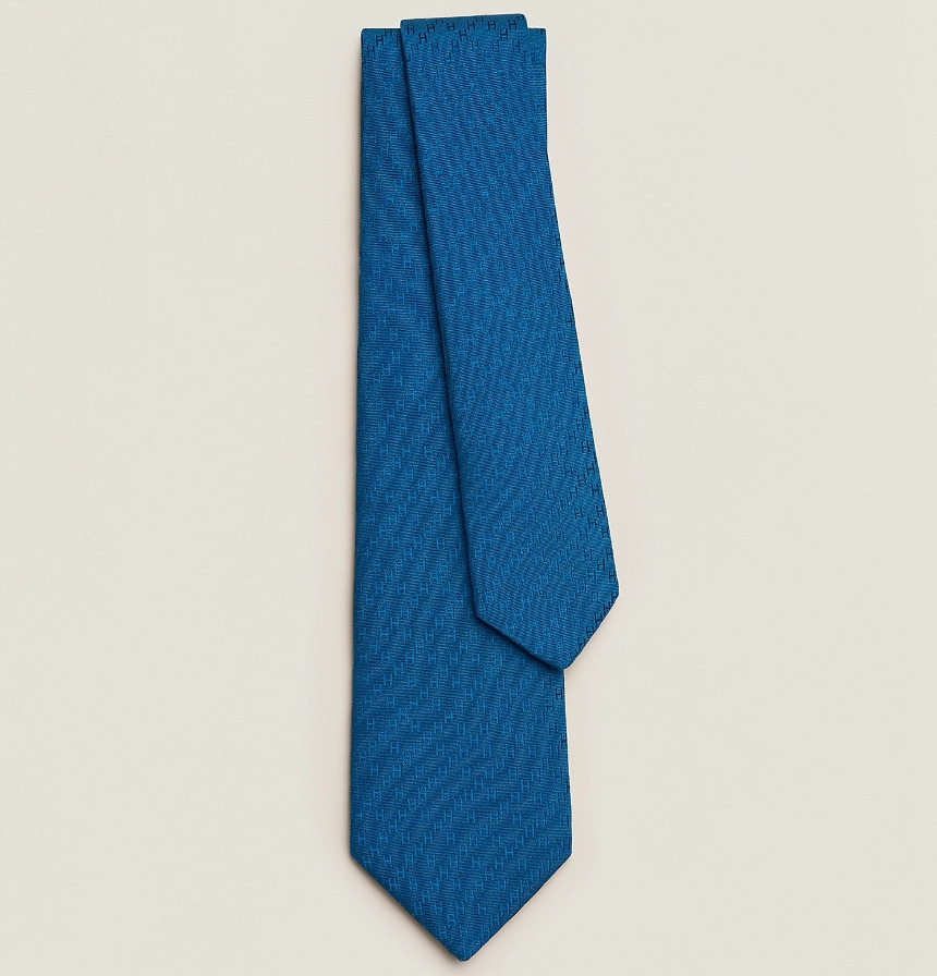 에르메스 NEW H 넥타이 Cravate Façonnée New H H036201T